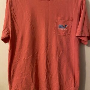 Vineyard Vines Men's Vibrant Coral Tee